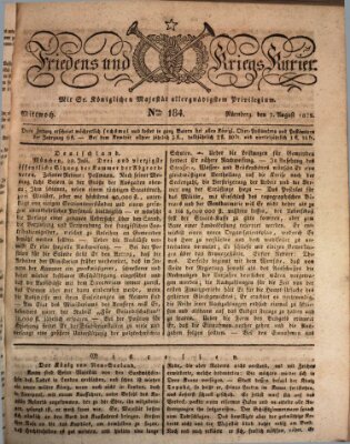 Der Friedens- u. Kriegs-Kurier (Nürnberger Friedens- und Kriegs-Kurier) Mittwoch 3. August 1825