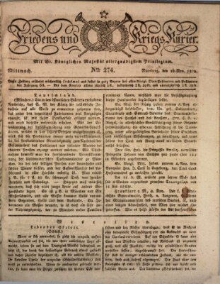 Der Friedens- u. Kriegs-Kurier (Nürnberger Friedens- und Kriegs-Kurier) Mittwoch 16. November 1825