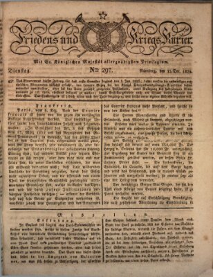 Der Friedens- u. Kriegs-Kurier (Nürnberger Friedens- und Kriegs-Kurier) Dienstag 13. Dezember 1825