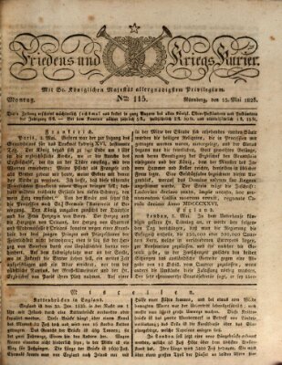 Der Friedens- u. Kriegs-Kurier (Nürnberger Friedens- und Kriegs-Kurier) Montag 15. Mai 1826