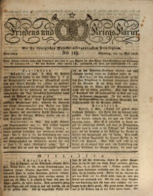 Der Friedens- u. Kriegs-Kurier (Nürnberger Friedens- und Kriegs-Kurier) Freitag 19. Mai 1826