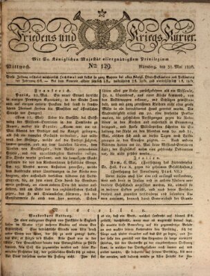 Der Friedens- u. Kriegs-Kurier (Nürnberger Friedens- und Kriegs-Kurier) Mittwoch 31. Mai 1826