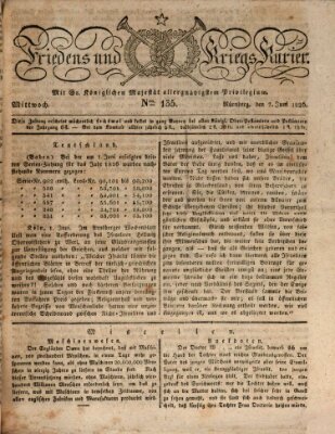 Der Friedens- u. Kriegs-Kurier (Nürnberger Friedens- und Kriegs-Kurier) Mittwoch 7. Juni 1826