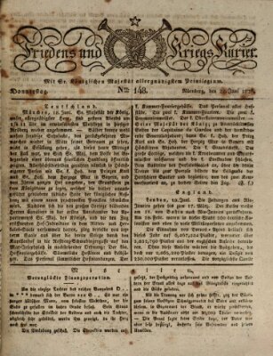 Der Friedens- u. Kriegs-Kurier (Nürnberger Friedens- und Kriegs-Kurier) Donnerstag 22. Juni 1826