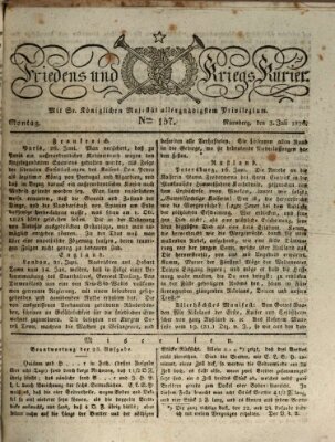 Der Friedens- u. Kriegs-Kurier (Nürnberger Friedens- und Kriegs-Kurier) Montag 3. Juli 1826