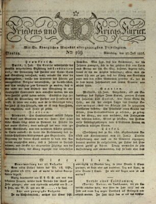 Der Friedens- u. Kriegs-Kurier (Nürnberger Friedens- und Kriegs-Kurier) Montag 17. Juli 1826