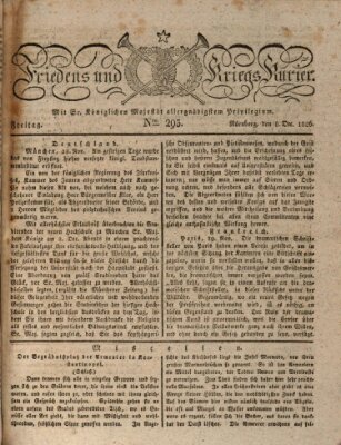 Der Friedens- u. Kriegs-Kurier (Nürnberger Friedens- und Kriegs-Kurier) Freitag 8. Dezember 1826