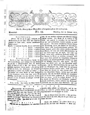 Der Friedens- u. Kriegs-Kurier (Nürnberger Friedens- und Kriegs-Kurier) Samstag 13. Januar 1827