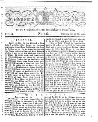 Der Friedens- u. Kriegs-Kurier (Nürnberger Friedens- und Kriegs-Kurier) Freitag 25. Mai 1827