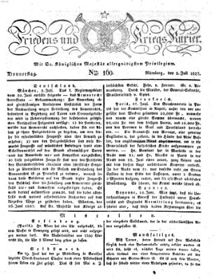 Der Friedens- u. Kriegs-Kurier (Nürnberger Friedens- und Kriegs-Kurier) Donnerstag 5. Juli 1827