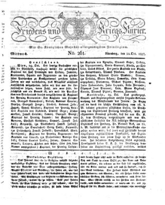 Der Friedens- u. Kriegs-Kurier (Nürnberger Friedens- und Kriegs-Kurier) Mittwoch 31. Oktober 1827