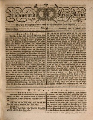 Der Friedens- u. Kriegs-Kurier (Nürnberger Friedens- und Kriegs-Kurier) Donnerstag 10. Januar 1828