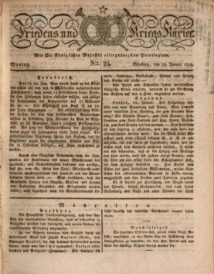 Der Friedens- u. Kriegs-Kurier (Nürnberger Friedens- und Kriegs-Kurier) Montag 28. Januar 1828