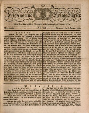 Der Friedens- u. Kriegs-Kurier (Nürnberger Friedens- und Kriegs-Kurier) Mittwoch 6. Februar 1828