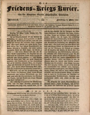 Der Friedens- u. Kriegs-Kurier (Nürnberger Friedens- und Kriegs-Kurier) Mittwoch 19. März 1828