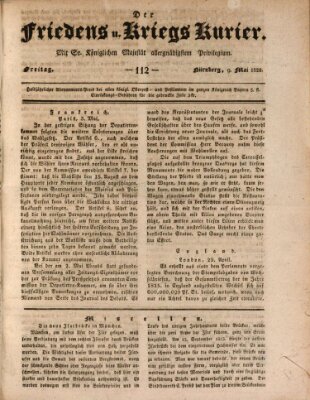 Der Friedens- u. Kriegs-Kurier (Nürnberger Friedens- und Kriegs-Kurier) Freitag 9. Mai 1828