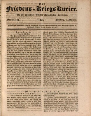 Der Friedens- u. Kriegs-Kurier (Nürnberger Friedens- und Kriegs-Kurier) Donnerstag 22. Mai 1828