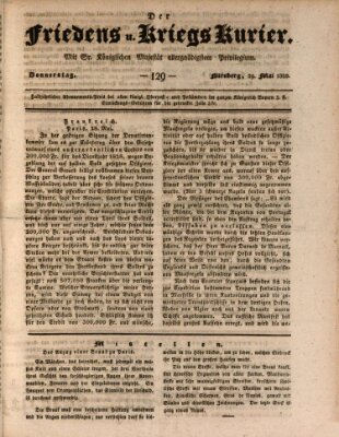 Der Friedens- u. Kriegs-Kurier (Nürnberger Friedens- und Kriegs-Kurier) Donnerstag 29. Mai 1828