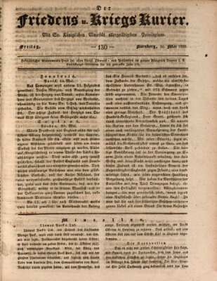 Der Friedens- u. Kriegs-Kurier (Nürnberger Friedens- und Kriegs-Kurier) Freitag 30. Mai 1828