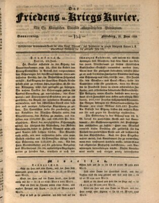 Der Friedens- u. Kriegs-Kurier (Nürnberger Friedens- und Kriegs-Kurier) Donnerstag 26. Juni 1828