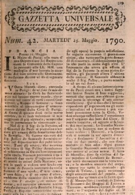 Gazzetta universale Dienstag 25. Mai 1790