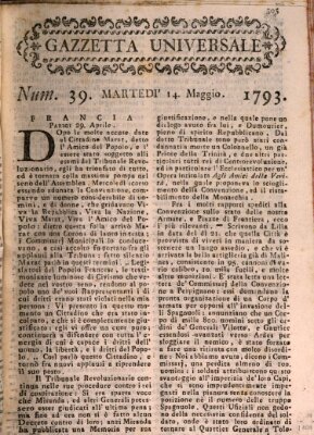 Gazzetta universale Dienstag 14. Mai 1793