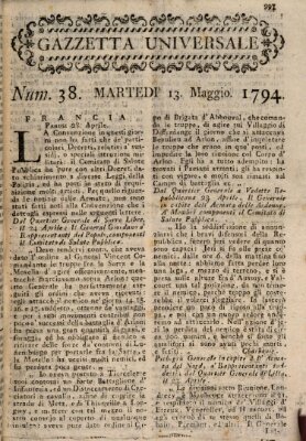 Gazzetta universale Dienstag 13. Mai 1794