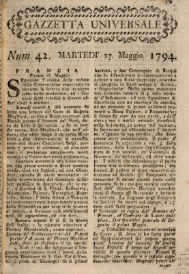 Gazzetta universale Dienstag 27. Mai 1794