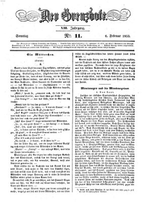 Der Grenzbote Sonntag 6. Februar 1853