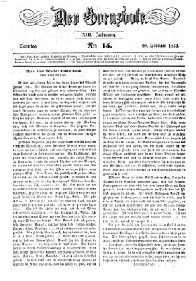 Der Grenzbote Sonntag 20. Februar 1853