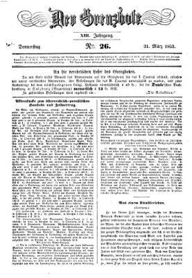 Der Grenzbote Donnerstag 31. März 1853