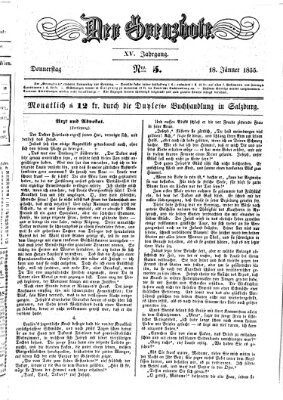 Der Grenzbote Donnerstag 18. Januar 1855