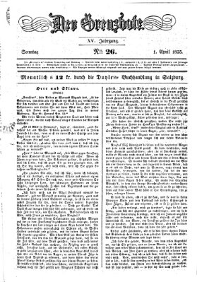 Der Grenzbote Sonntag 1. April 1855