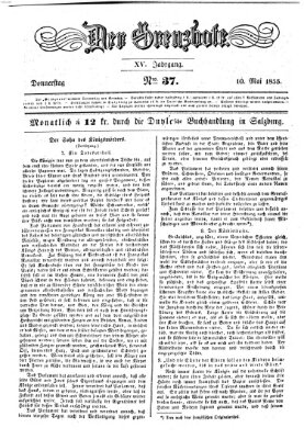 Der Grenzbote Donnerstag 10. Mai 1855