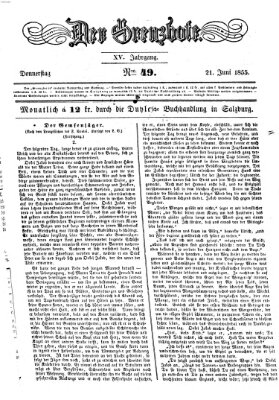 Der Grenzbote Donnerstag 21. Juni 1855