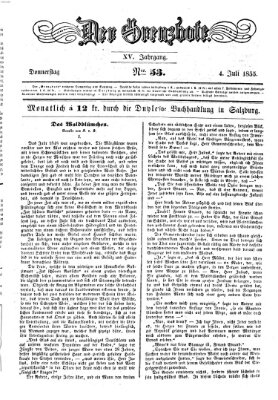 Der Grenzbote Mittwoch 4. Juli 1855