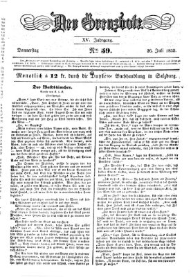 Der Grenzbote Thursday 26. July 1855