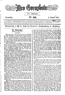 Der Grenzbote Donnerstag 9. August 1855