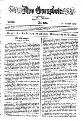 Der Grenzbote Sonntag 26. August 1855