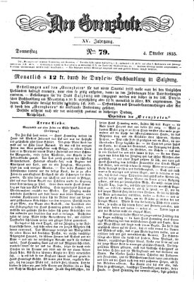 Der Grenzbote Donnerstag 4. Oktober 1855