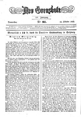 Der Grenzbote Donnerstag 11. Oktober 1855