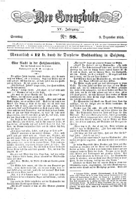 Der Grenzbote Sonntag 9. Dezember 1855