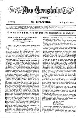 Der Grenzbote Sonntag 23. Dezember 1855