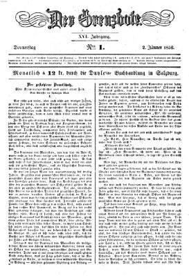 Der Grenzbote Mittwoch 2. Januar 1856