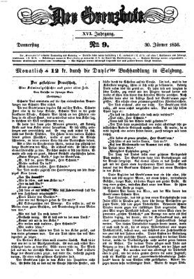 Der Grenzbote Mittwoch 30. Januar 1856