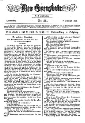 Der Grenzbote Donnerstag 7. Februar 1856