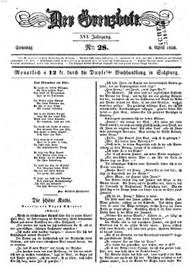 Der Grenzbote Sonntag 6. April 1856