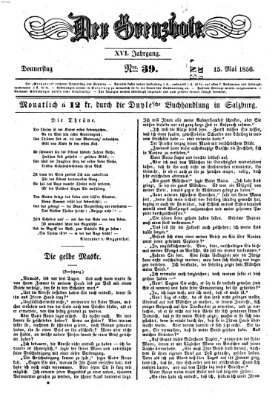 Der Grenzbote Donnerstag 15. Mai 1856