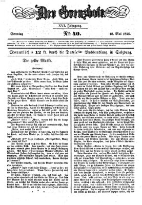 Der Grenzbote Sonntag 18. Mai 1856