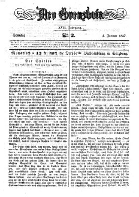 Der Grenzbote Sonntag 4. Januar 1857